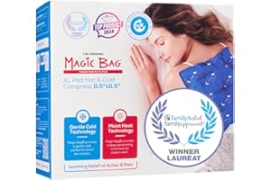 The Original Magic Bag X-Large Heating Compression, Hot/Cold Therapy for Back and Shoulder Pain Relief, Cordless Hot Cold Com