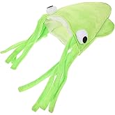 Veemoon Funny Octopus Squid Hat for Parties - Festivals - and Costumes Soft Velour Animal Headwear