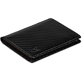 FOXHACKLE Leather Credit Card holder for Men and Women, Slim Minimalist RFID blocking Wallet, Small Bifold Front Pocket Wallet, Thin Card Case with ID Pocket