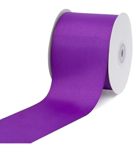 Ruban Satin Violet Élégant 25mm X 66m - Kit 3 Couleurs (Vin Moyen, Clair, Violet) Pour Cadeaux, Mariages Et Décorations DIY