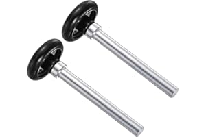 Kozelo 2 Pcs Nylon Garage Door Rollers - [1.8 Inch x 4.25 Inch Stem] Quiet Sealed Standard Garage Door Wheels for Track 2 Inc