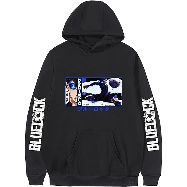Amazon.com: DJMANMENGG Blue Lock Hoodie Sweatshirt Cosplay