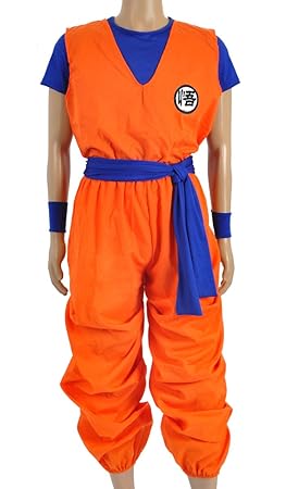 CoolChange Drachenball 3 Teiliges Son Goku Cosplay Kostüm, Größe: XL
