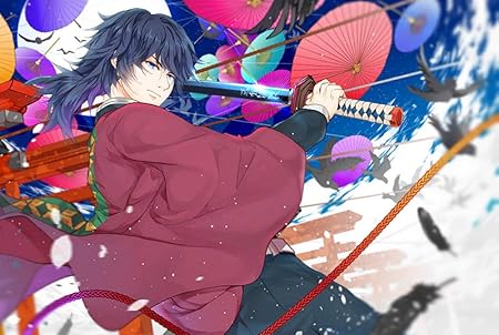 Amazon Qmglbg 500ピースの木製パズル アニメサムライジグソーパズル家族の装飾大人の子供減圧レジャーパズル親子ゲーム 木製パズル おもちゃ