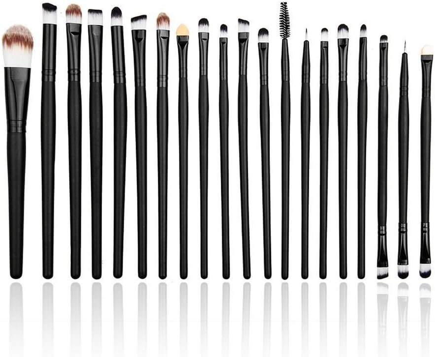 Makeup Brush Set Professional Synthetic Foundation Makeup Brushes Face Eye Shadow Eyeliner Foundation Blush Lip Cosmetic Brushes-black