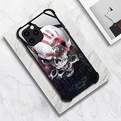 CARLOCA Compatible with iPhone 11 Pro Case,Red Palm