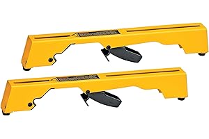 DEWALT Miter Saw Mounting Brackets, Large (DW7231) , Yellow