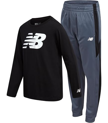 Amazon.com: New Balance Boys Active Sweatsuit - 2 Piece Waffle
