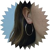 Andelaisi Boho Circle Drop Earrings Large Circle Hoop Earrings Gold Hollow Circle Huggies Hoop Earrings Vintage Open Circle Earrings Jewelry for Women