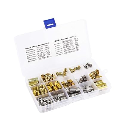 29pcs Kit de R/&eacute;paration dInserts Filet/&eacute;s avec des Insertions de Fil de Type Helicoil en Acier Inoxydable M12*1.75