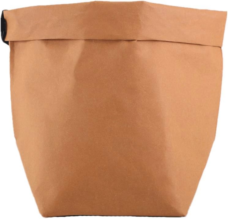 Bulk Sell Available Decorative Washable Kraft Paper Container for Storage,Food,Planting,Gift Wrap and Pet Carrier,Toy Box,Cruelty Free