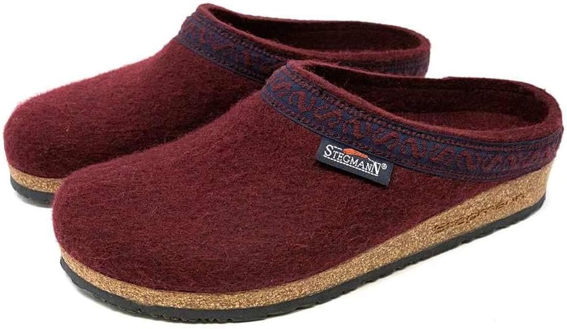 wool clogs with cork soles