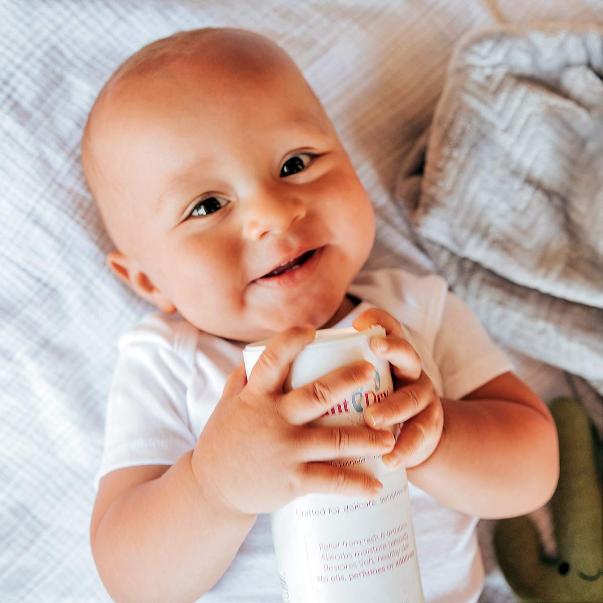 Infant Dry All Natural Baby Powder 10 Oz - Gentle Formula Talc Free, All Natural and Unscented Dusting Powder for Sensitive Baby Skin