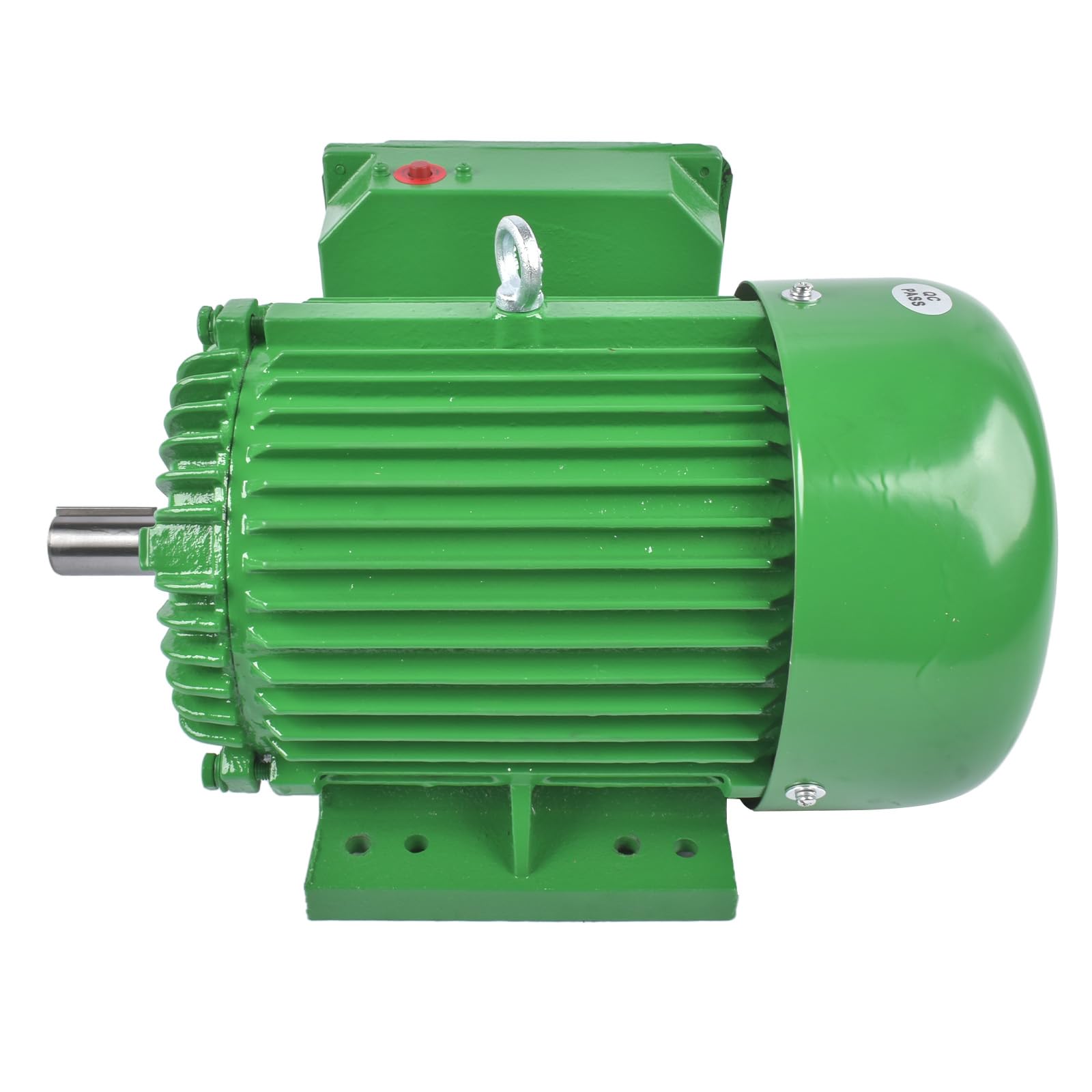Photo 1 of **HAS MAJOR DAMAGE**5 HP Farm Duty Cast Iron Electric Motor, 230V Single Phase, 1725 RPM, 184T Frame, TEFC, 27A FLA, 1-1/8" x 2.75" Keyed Shaft, CW/CCW Reversible, Class F, S1 Continuous Duty