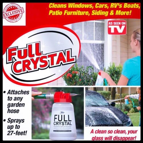 KKONETOY - Fuller Brush Full Crystal Outdoor Glass Cleaner Window Cleaner,Window and All Purpose Cleaner