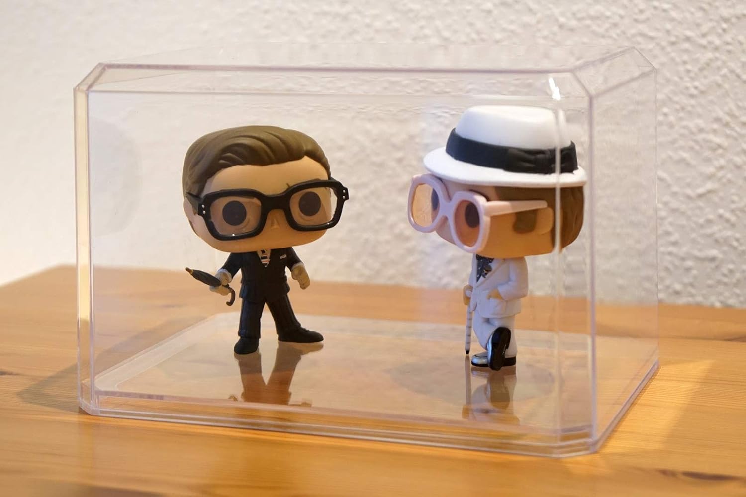 Acrylic Display Case for Pop! Vinyl Collectible Figures transparent
