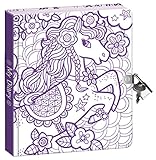 Peaceable Kingdom Pretty Pony Color-In Shiny Foil Cover 6.25