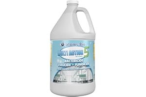 atoms-Bio Multi Action 5, Ready to Use Quat Disinfectant Cleaner for Hard Surfaces, Neutral pH, 3.78 L, Made in Canada