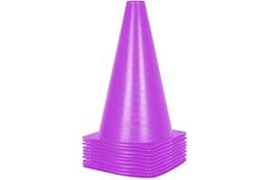 9 inch Traffic Cones - 20 Pack Soccer Training Cones for Outdoor Activity & Festive Events
