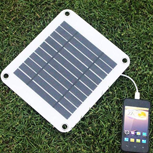 10W 5V Ultra Thin Portable Solar Panel Charger Solar Module with USB Port Outdoor Solar Charging Board for Mobile Phones