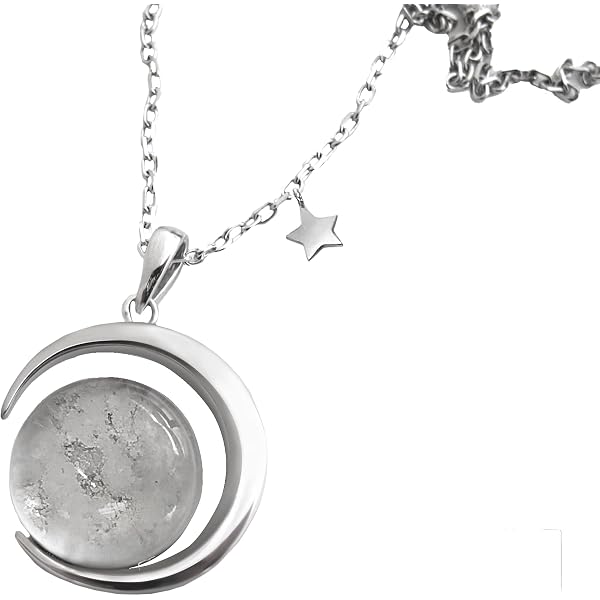 Amazon.com: Authentic Moon Dust Crescent Series Necklace (From