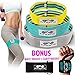 Resistance Bands Set, ETEPON Exercise Bands Set Stretch Workout Band with Handles, 5 Stackable Exercise Bands with Door Anchor, Ankle Straps, Carrying Pouch for Body Stretching, Home Gym Fitness, Yoga, Gray, ES011