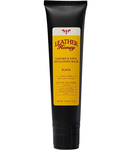Amazon.com: Leather Honey Black Recoloring Balm – Non-Toxic Color