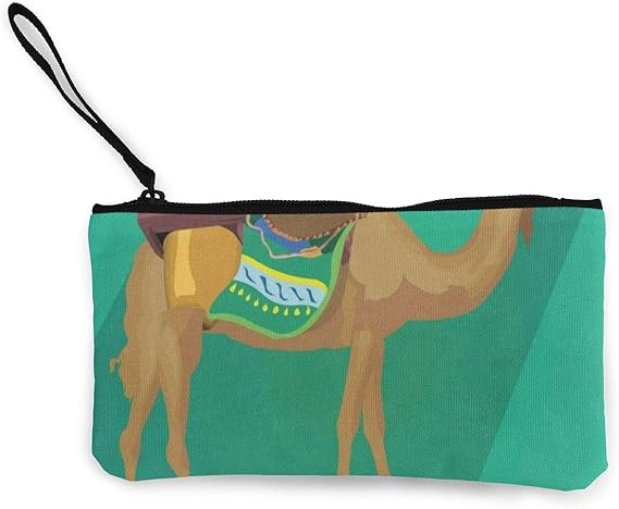 Amazon.com: Canvas Coin Purse Caertoon Cute Camel Customs ...