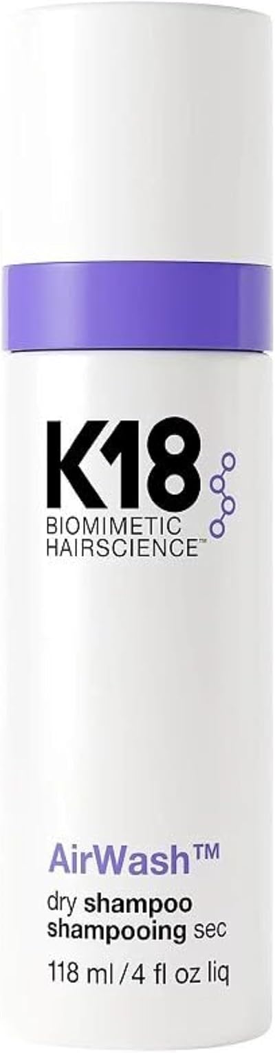K18 AirWash Non-Aerosol Dry Shampoo Spray 118ml Professional