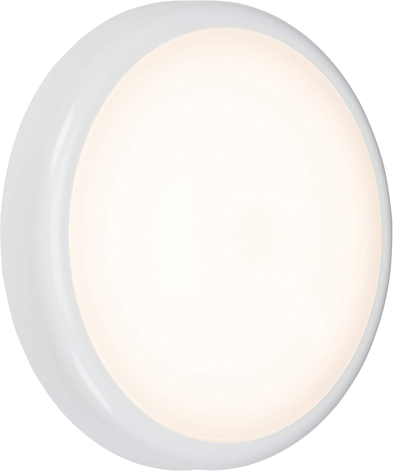 Knightsbridge LED IP65 Bulkhead Light, Polycarbonate White,BT14CTEMS,CCT Emergency with Sensor - Image 4