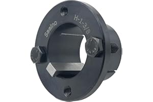 Saelno H-1-3/8 Split Taper Bushing 1 3/8 inch bore,H Style Fixed Bore,Carbon Steel Locking Bushings for Pulley/Sheaves