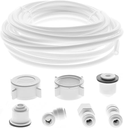 Spares2go Water Supply Pipe Tube Fridge Connector Kit For Maytag Amana American Style Double Fridge Refrigerator 1 4 Pipe Amazon Co Uk Kitchen Home