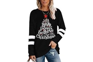 Roshop 4th of July Women's Distressed American Flag Stars Stripes Long Sleeve Novelty Patriotic Shirts