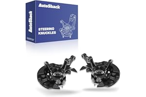 AutoShack Front Steering Knuckles & Wheel Bearing Hub Assembly Replacement for 2003-2008 Toyota Corolla 2-PC