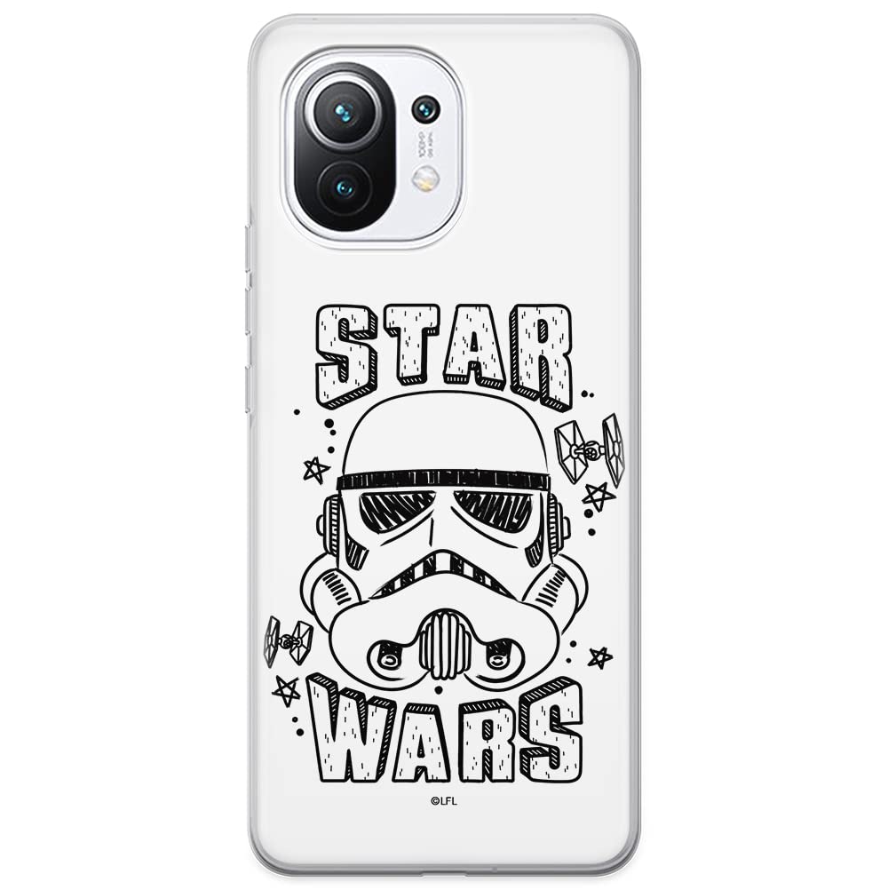 ERT GROUP mobile phone case for Xiaomi 11 original and officially Licensed Star Wars pattern Stormtrooper 013 optimally adapted to the shape of the mobile phone, case made of TPU — image 1