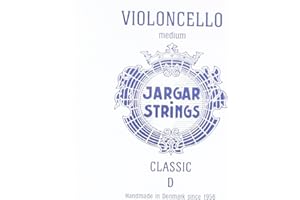 Jargar 4/4 Cello D String Medium Chromesteel