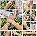 Bbei 6 Sheets Henna Body Paints Temporary Tattoos Stickers Blacklace Tattoo for Girls, Women Necklace, Bracelets Patterns (Black)