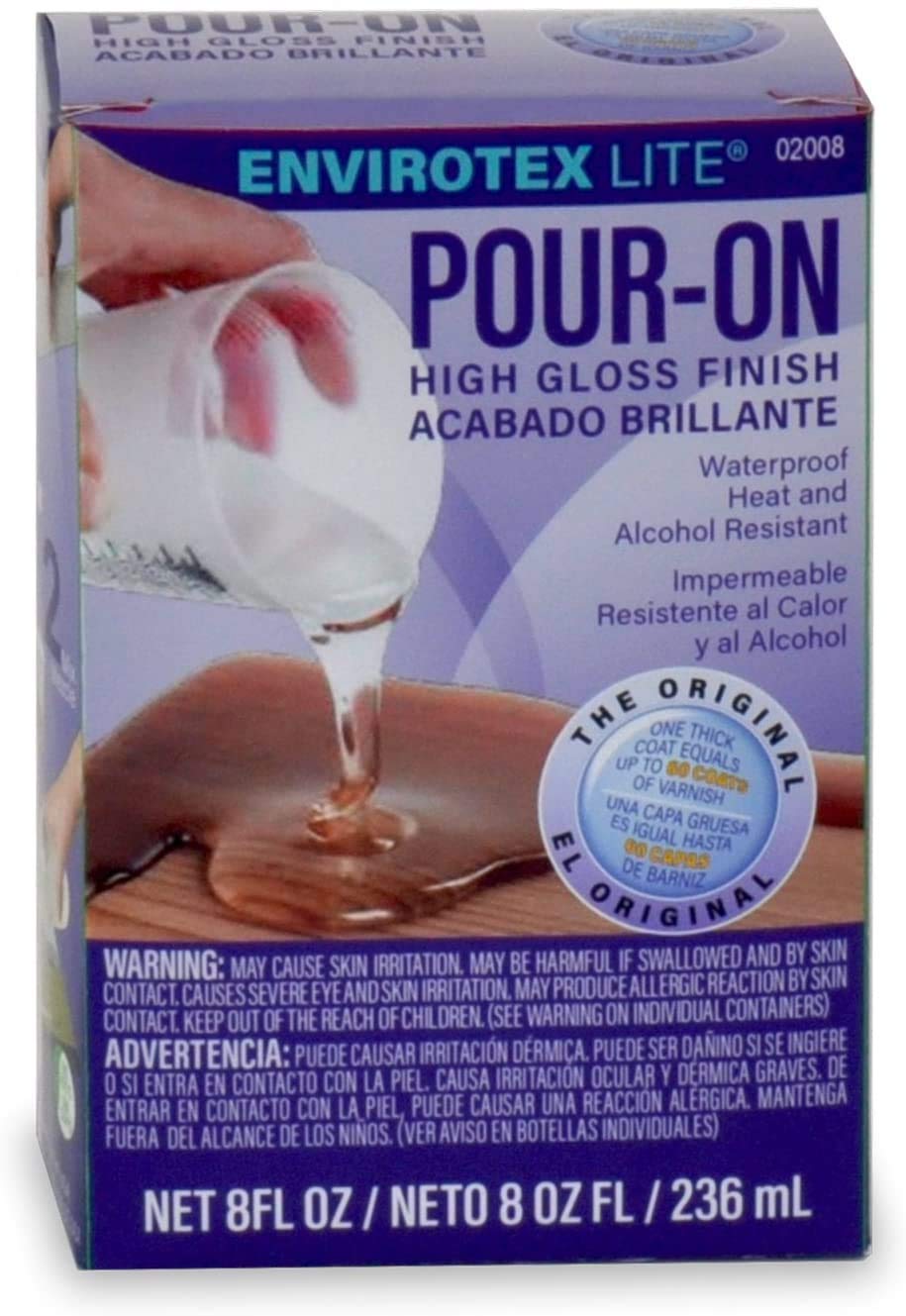 Environmental Technology 8-Ounce Kit Lite Pour-On, High Gloss Finish, 8 Ounces, Clear (Single pack)