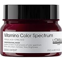 L'Oreal Professionnel Vitamino Color Spectrum Hair Mask For Colored Hair, With Ferulic Acid and Citric Acid To Moisturize, an