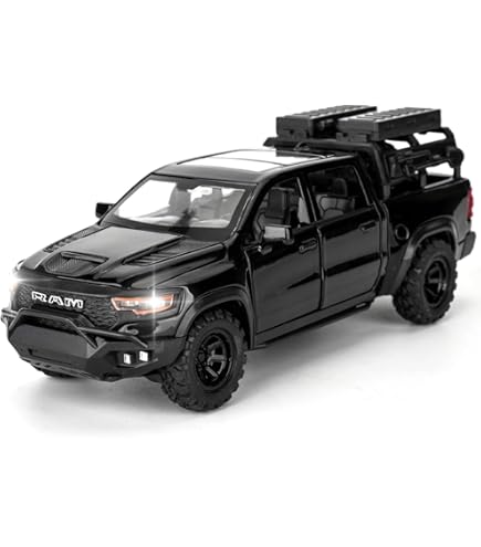 Diecast Truck 2019 Black Dodge Ram 1500 Diecast Trucks All Star