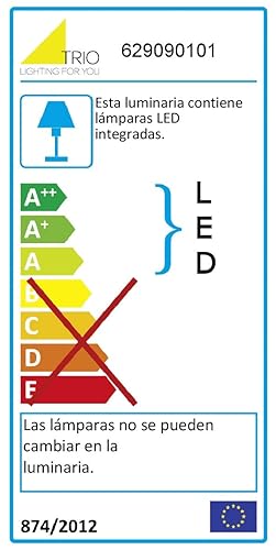 Trio Leuchten Lotus 629090101 LED Deckenleuchte, Acryl weiß, 70 Watt