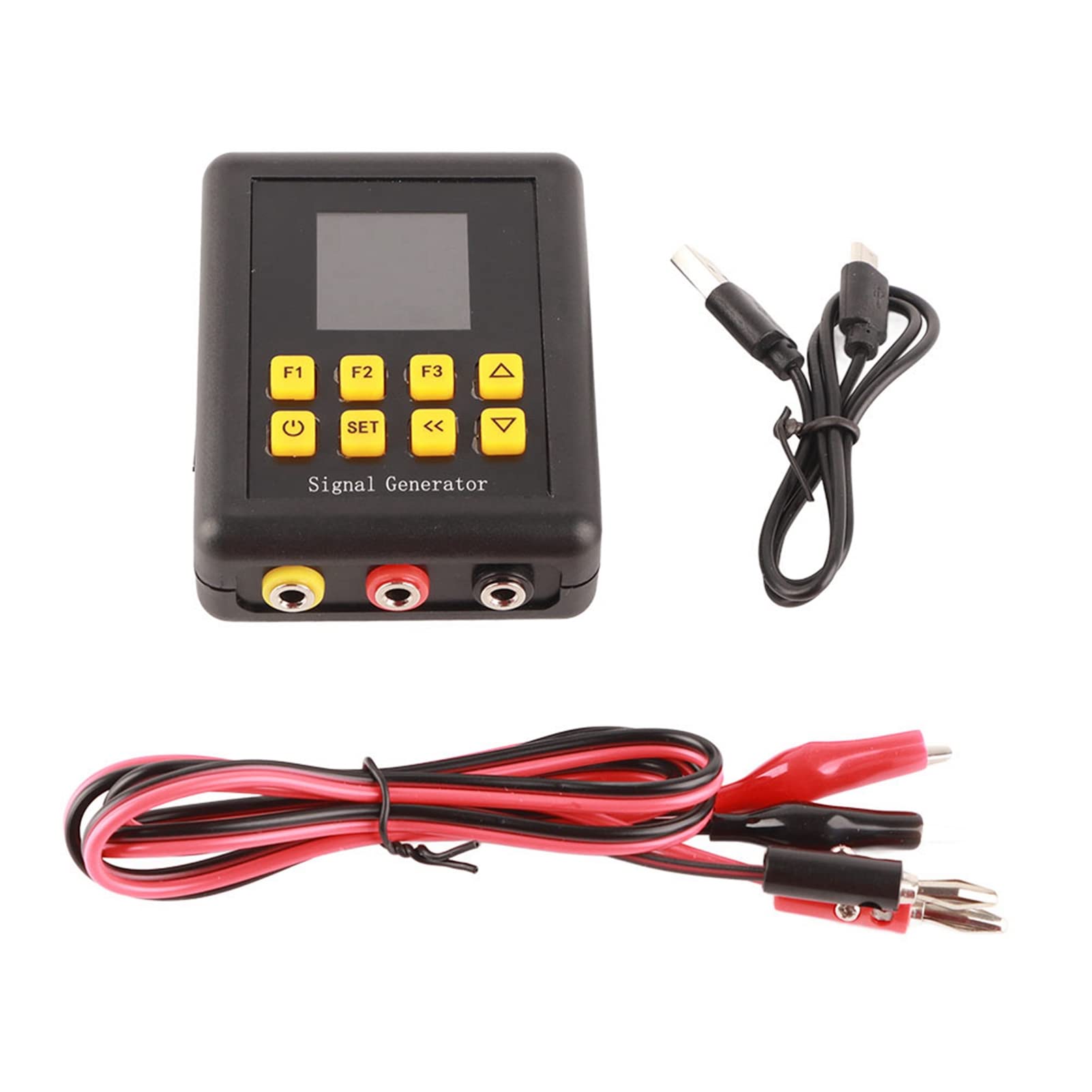 Multifunction Generator, 4-20mA 2-10V PWM Pulse Adjustable Handheld Generator Rectangular Sine Triangular Built-in Battery