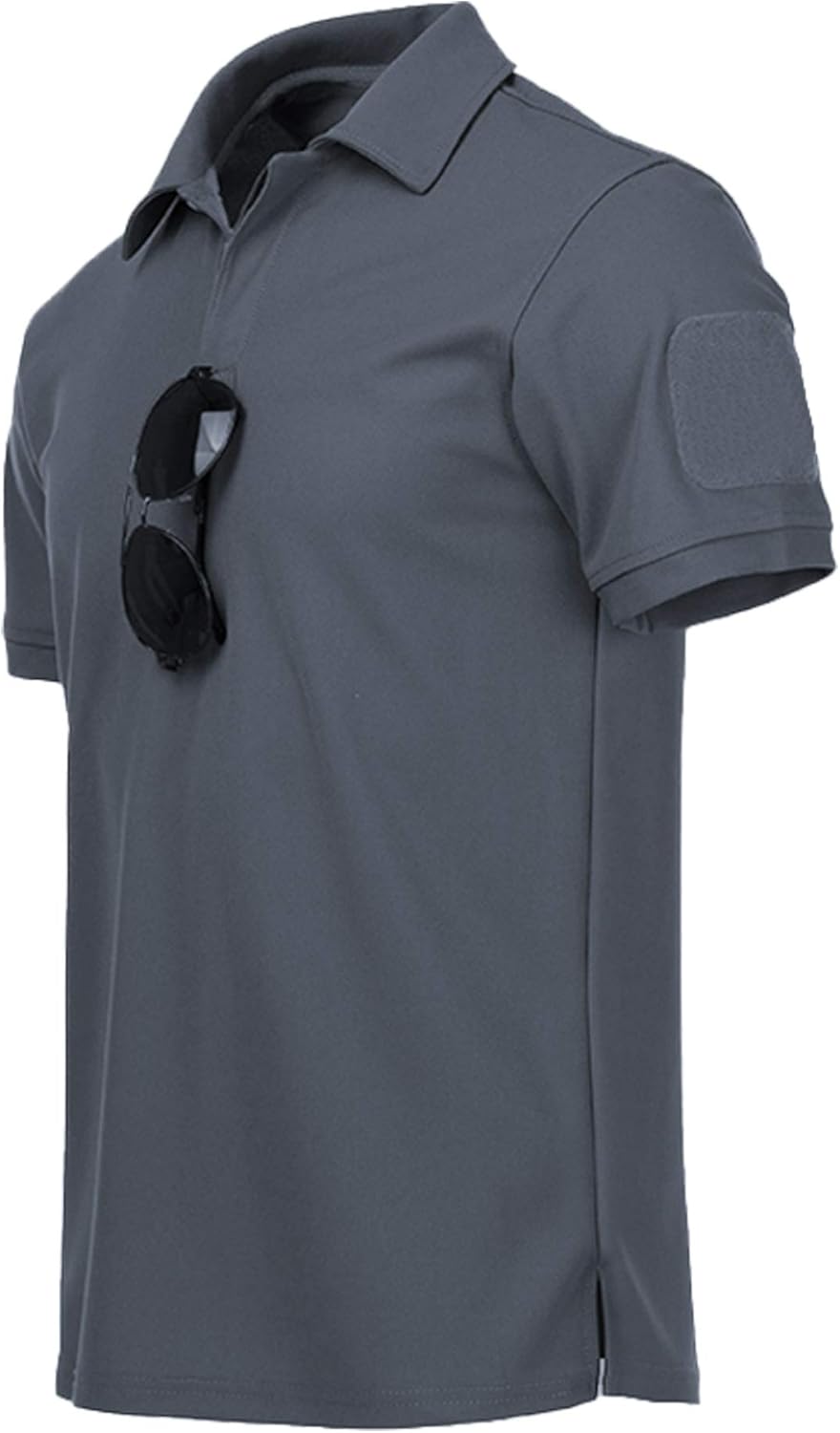 ZITY Mens Polo Shirt Cool Quick-Dry Sweat-Wicking Color Block Short Sleeve Sports Golf Tennis T-Shirt: Clothing