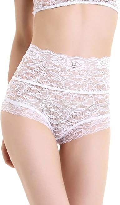high waisted lace briefs