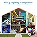 Nexlux Led Light Strip, WiFi Wireless Smart Phone Controlled Strip Light Kit White PCB 5050 LED Lights,Working with Android and iOS System,IFTTT