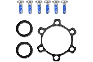 Pilipane Bikes Hub Adapter, Alloy Gear Front Rear Bikes Boost Hub Conversion Adapter Bikes Thru Axle Accessory (15mm x 100mm to 110mm), Bikes disc Brake Conversion Bikes Tailgate pad Adapter