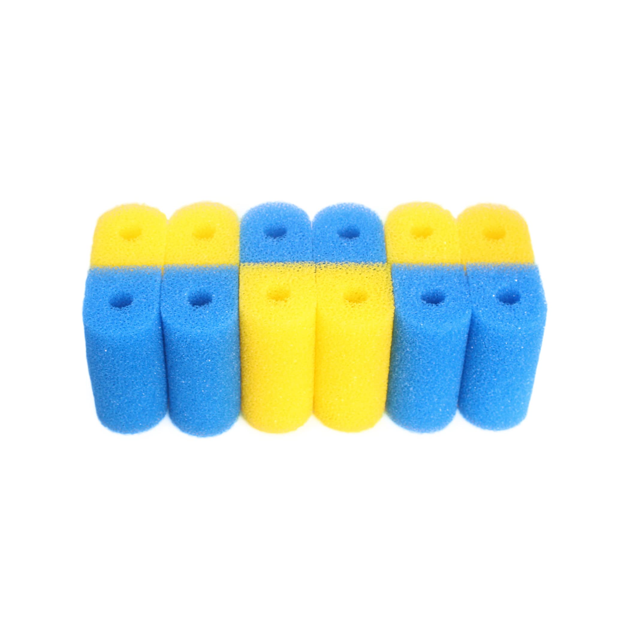 INGVIEE Compatible Filter Foam Sponge Set Fit for Hidom AP-1200F AP-1350F AP-1600F AP-2000F (6x Yellow, 6x Blue)