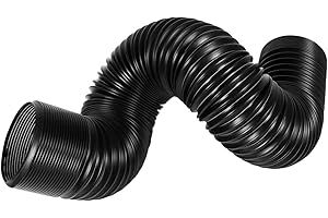 NYTKL 3 Inch Cold Air Intake Pipe, Flexible Car Cold Air Duct Hose Extendable to 39-3/8", Universal Adjustable Automotive Ducting Turbo Intake Inlet Tube Pipe, Car Accessories