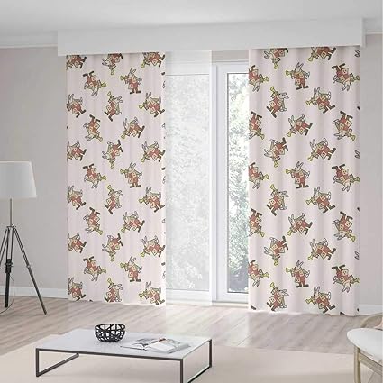 Amazon Com Yoliyana Blackout Curtains Alice In Wonderland