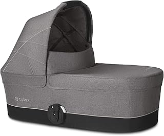 CYBEX Gold Kinderwagenaufsatz Cot S, Ab Geburt bis 6 Monate (9kg), Manhattan Grey